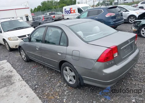 2005 Honda Civic Ex z USA, uszkodzony, nr VIN 2HGES267X5H619015